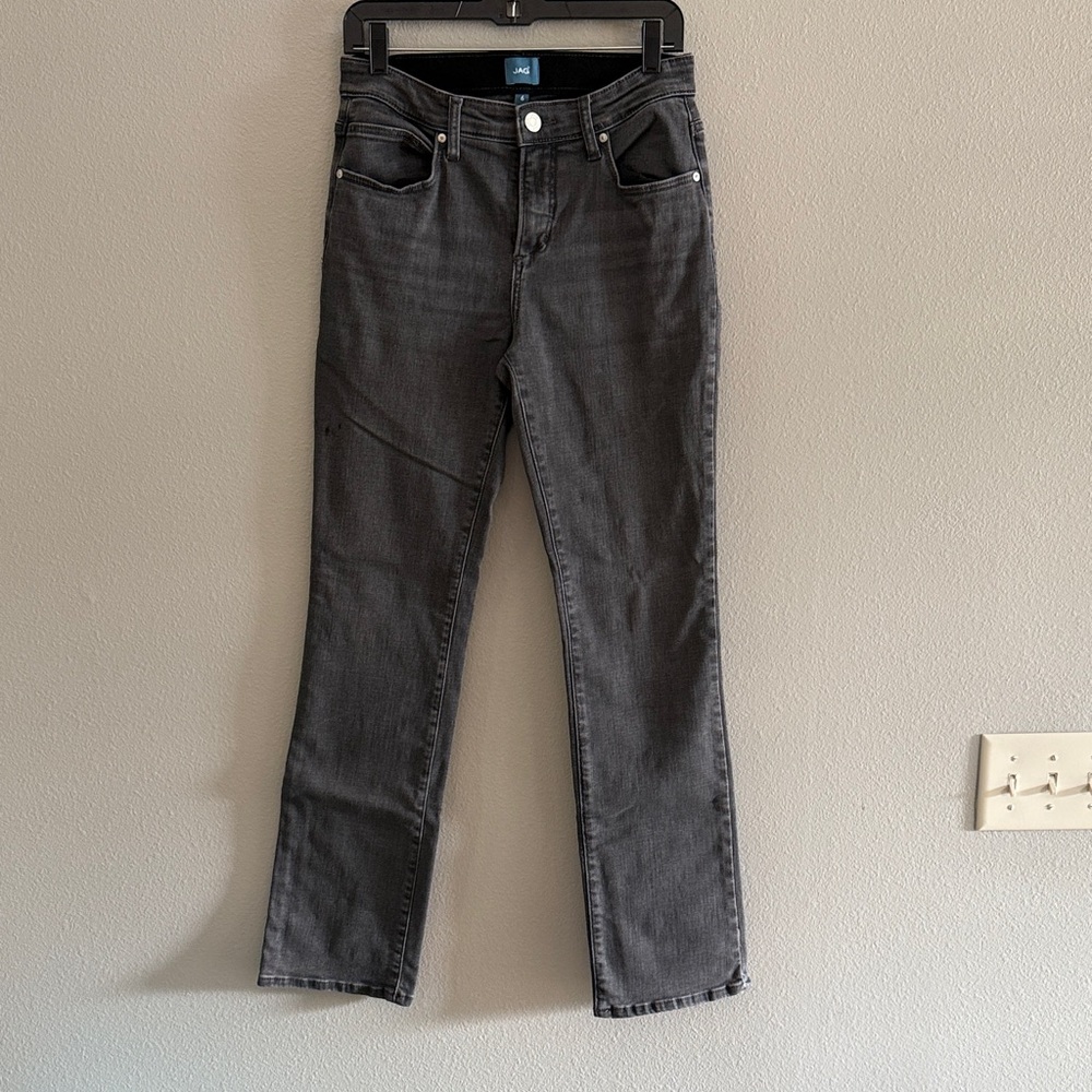 Jag Jeans Women's Gray Straight Leg Jeans
